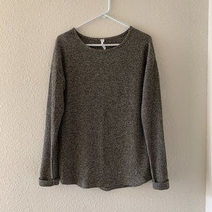 Gray Knit My Story Sweater, L
